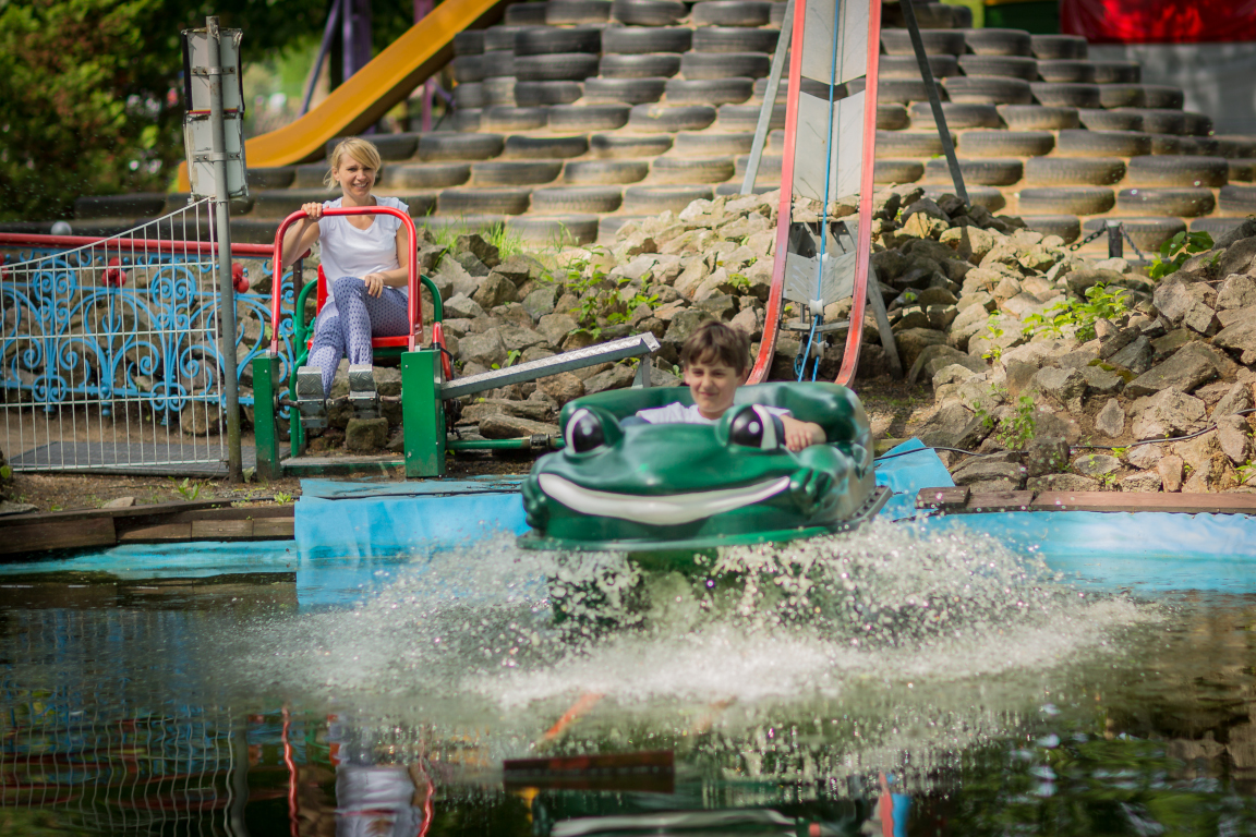 Die berühmte Wasserfroschrutsche